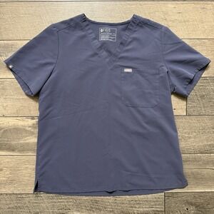 FIGS Catarina One-Pocket Scrub Top Limited Edition Slate Blue‎ PO#2704 Unisex XL